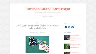 
                            7. Cara Login Agen Poker Online indonesia - pokerclub88.com ...