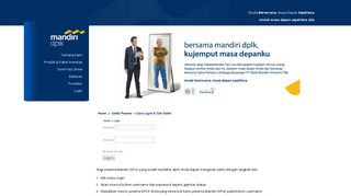 
                            8. Cara Login & Cek Saldo | Mandiri DPLK