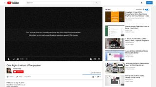 
                            12. Cara login di virtual office paytren - YouTube