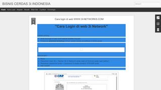 
                            6. Cara login di web WWW.3I-NETWORKS.COM | BISNIS ...