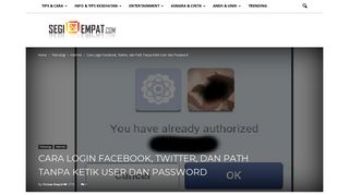 
                            8. Cara Login Facebook, Twitter, dan Path Tanpa Ketik User dan ...