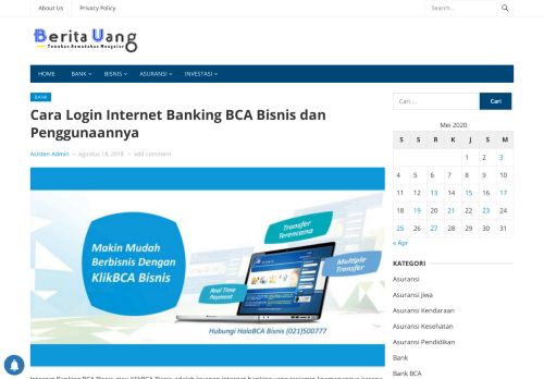 
                            10. Cara Login Internet Banking BCA Bisnis dan Penggunaannya - Berita ...