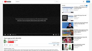 
                            5. Cara Login ke AVO HNI HPAI - YouTube