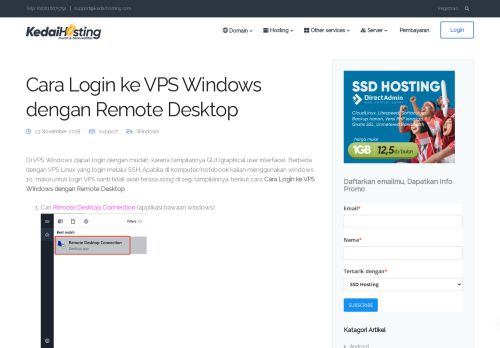 
                            11. Cara Login ke VPS Windows dengan Remote Desktop - Kedaihosting ...