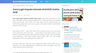 
                            8. Cara Login Kepala Sekolah di DHGTK Online 2018 - blog pendidikan ...