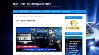 
                            5. Cara Login Maxbet IBCbet | MAXBET MOBILE | WAP MAXBET ...