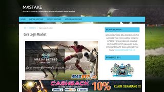 
                            5. Cara Login Maxbet | MXSTAKE