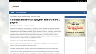 
                            4. cara login member area paytren Terbaru mitra 1 paytren - Peluang ...