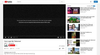 
                            10. Cara Login My Telkomsel - YouTube