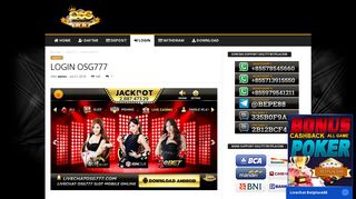 
                            10. CARA LOGIN OSG777 ANDROID & iOS - BETPLACE88