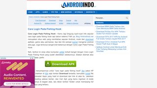 
                            3. Cara Login Pada Fishing Hook - APK Android Indo Net