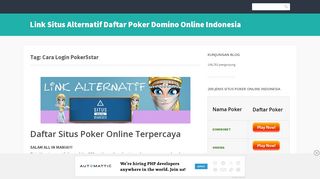 
                            9. Cara Login Poker5star – Link Situs Alternatif Daftar Poker Domino ...