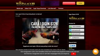 
                            2. Cara Login S128.net Yang Paling Mudah via Alternatif | Sabung Ayam ...