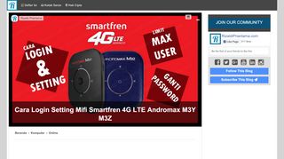 
                            10. Cara Login Setting Mifi Smartfren 4G LTE Andromax M3Y M3Z