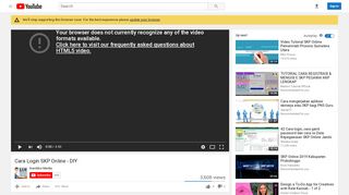 
                            2. Cara Login SKP Online - DIY - YouTube