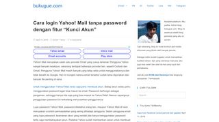 
                            13. Cara login Yahoo! Mail tanpa password dengan fitur 