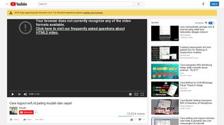 
                            5. Cara logout wifi.id paling mudah dan cepat - YouTube