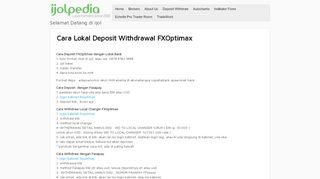 
                            12. Cara Lokal Deposit Withdrawal FXOptimax | Ijolpedia