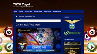 
                            3. cara masuk Akun Togel | TOTO Togel