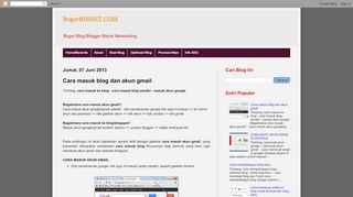 
                            12. Cara masuk blog dan akun gmail | BogorBISNET.COM