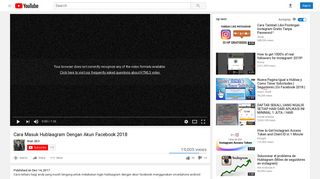 
                            5. Cara Masuk Hublaagram Dengan Akun Facebook 2018 - YouTube