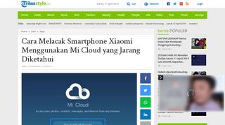 
                            5. Cara Melacak Smartphone Xiaomi Menggunakan Mi Cloud yang ...