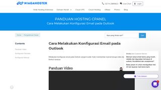 
                            8. Cara Melakukan Konfigurasi Email pada Outlook | Niagahoster