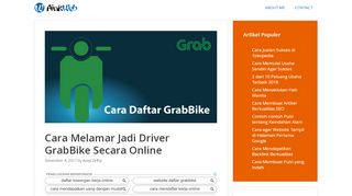 
                            5. Cara Melamar Jadi Driver GrabBike Secara Online - AinkWeb