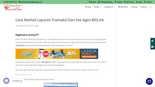 
                            9. Cara Melihat Laporan Transaksi Dan Fee Agen BRILink | Media ...