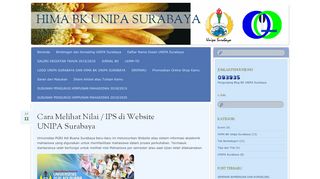
                            3. Cara Melihat Nilai / IPS di Website UNIPA Surabaya | HIMA BK UNIPA