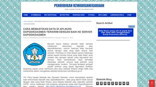 
                            11. CARA MEMASTIKAN DATA DI APLIKASI DAPODIKDASMEN ...