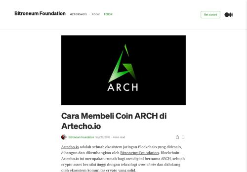 
                            4. Cara Membeli Coin ARCH di Artecho.io – Bitroneum Foundation ...