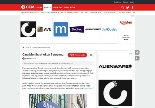 
                            1. Cara Membuat Akun Samsung - CCM