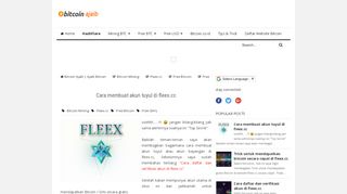 
                            12. Cara membuat akun tuyul di fleex.cc - Bitcoin Ajaib | Ajaib Bitcoin