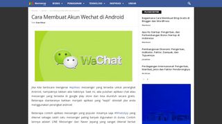 
                            7. Cara Membuat Akun Wechat di Android - Maxmanroe.com