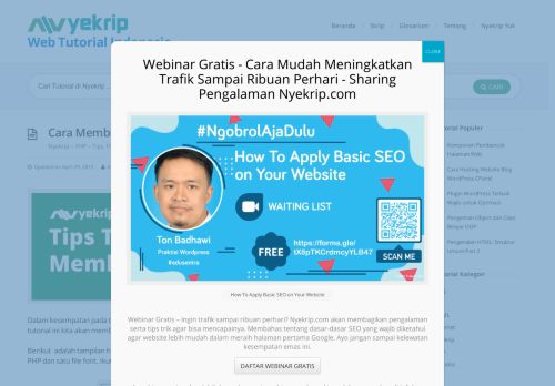 
                            4. Cara Membuat CAPTCHA Menggunakan PHP - Nyekrip