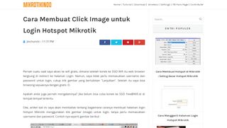 
                            11. Cara Membuat Click Image untuk Login Hotspot Mikrotik - Kumpulan ...