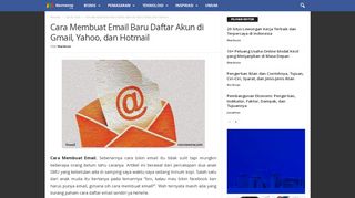 
                            8. Cara Membuat Email Baru Daftar Akun Gmail, Yahoo, dan Hotmail