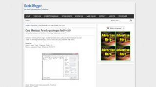 
                            3. Cara Membuat Form Login dengan FoxPro 9.0 | Dunia Blogger