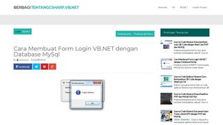 
                            5. Cara Membuat Form Login VB.NET dengan Database MySql ...