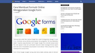 
                            7. Cara Membuat Formulir Online Menggunakan Google Form