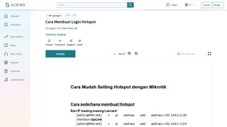 
                            8. Cara Membuat Login Hotspot - Scribd