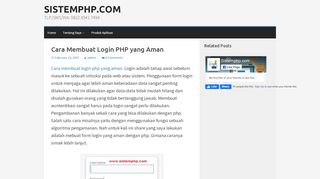 
                            4. Cara Membuat Login PHP yang Aman - Script Source Code – Contoh ...