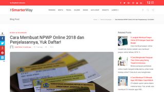 
                            10. Cara Membuat NPWP Online 2018 dan Penjelasannya, Yuk Daftar!