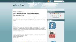 
                            9. Cara Membuat Peter Answer Menjawab Pertanyaan Kita | Alfian's Brain