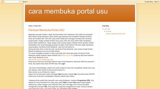 
                            6. cara membuka portal usu