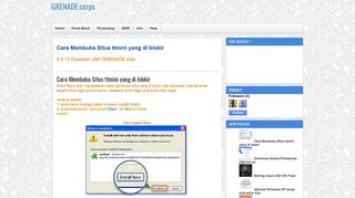 
                            8. Cara Membuka Situs ttmini yang di blokir | GRENADE.corps