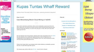 
                            5. Cara Menambang Bitcoin Cloud Mining di 1stGHS | Kupas Tuntas ...
