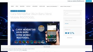 
                            7. Cara Mendaftar Akun Baru Versi Mobile RGOTOGEL – MENU ...