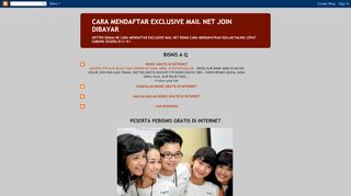 
                            1. CARA MENDAFTAR EXCLUSIVE MAIL NET JOIN DIBAYAR